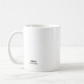 Wie dieses ist, was ein Feminist aussieht Kaffeetasse (Links)