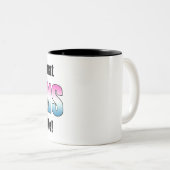 Wie dieses ist, was Transport aussieht! Zweifarbige Tasse (VorderseiteRechts)