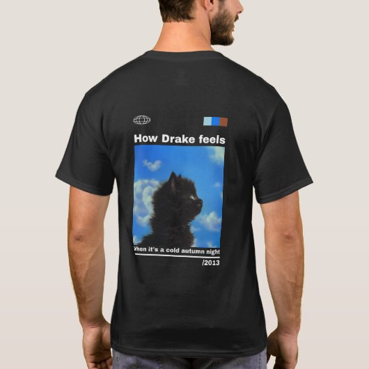 Wie Drake sich an einer kalten Herbstnacht anfühlt T-Shirt (Rückseite)