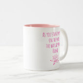 Wie du beginnst - Rumi Zweifarbige Tasse (VorderseiteRechts)