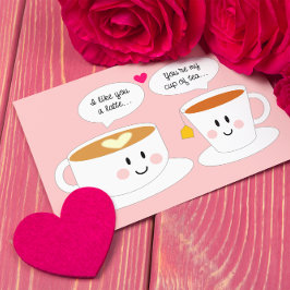 Wie du eine Latte Post Card Postkarte