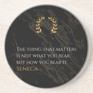 Wie du es erträgst - Seneca Stoische Philosophie Z Getränkeuntersetzer