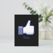 Wie du postkarte (Stehend Vorderseite)