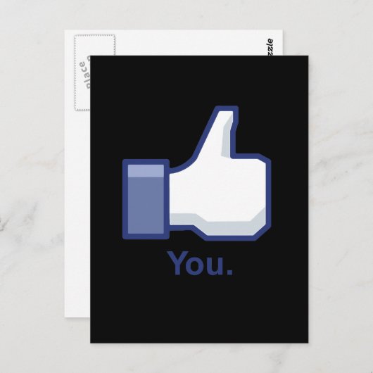 Wie du postkarte (Vorne/Hinten)