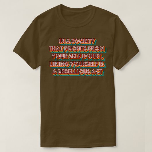 Wie du selbst T-Shirt (Design vorne)