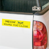 Wie du zu nah bist autoaufkleber (Auf Lkw)