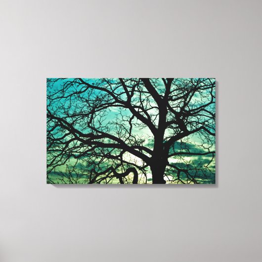 Wie eifersüchtig ist der Mond? Leinwanddruck (Vorderseite)