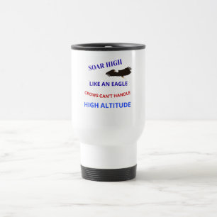 Wie ein Adler in die Höhe steigen  Reisebecher