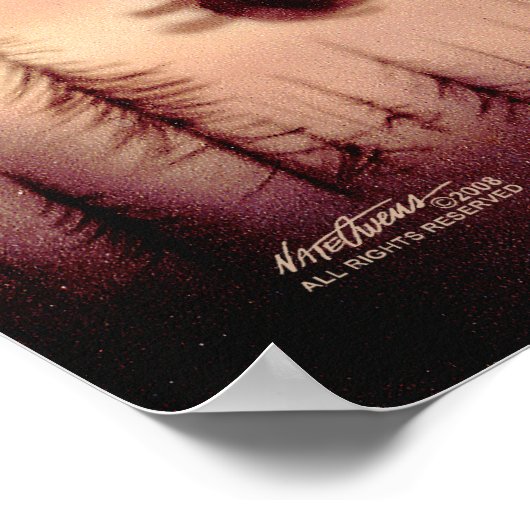 Wie ein Adler Poster (Ecke)