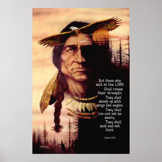 Wie ein Adler Poster (Vorne)