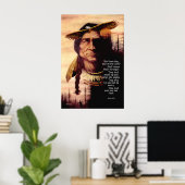 Wie ein Adler Poster (Heimbüro)