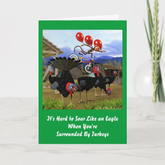 Wie ein Adler zum Geburtstag Karte (Vorderseite)