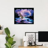 Wie ein Adlerhorst Poster (Heimbüro)