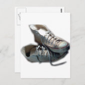 Wie ein alter Freund Sneakers Postkarte (Vorne/Hinten)