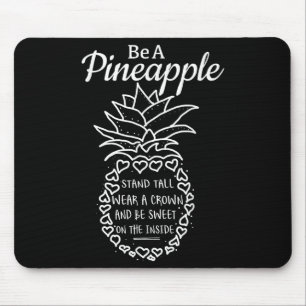 Wie ein Ananas Spaß Zitat Grafik Mousepad