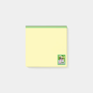 Wie ein Bienennachweis Post-it Klebezettel