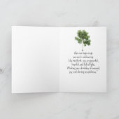 Wie ein Birkenbaum Geist Geburtstagspersönlichkeit Karte (Innenseite)