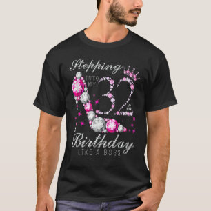 Wie ein Boss 32th B Da in meinen 32 Geburtstag tre T-Shirt