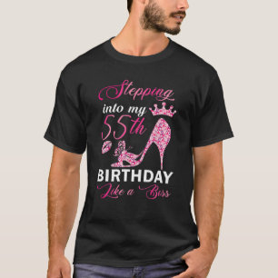 Wie ein Boss-Bday-Gi in meinen 55. Geburtstag eint T-Shirt
