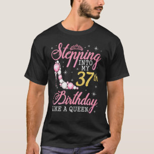 Wie ein Boss Bday in meinem 37. Geburtstag T-Shirt
