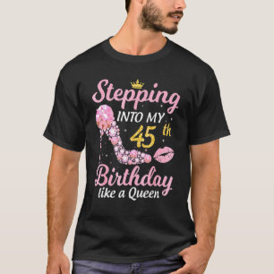 Wie ein Boss Bday in meinen 45. Geburtstag eintret T-Shirt