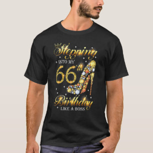 Wie ein Boss Bday in meinen 66. Geburtstag eintret T-Shirt