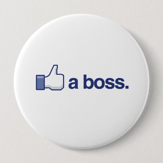 WIE EIN BOSS BUTTON (Vorderseite)
