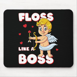 Wie ein Boss Cupid Valentinstag Boys Girls Mousepad