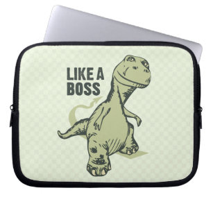 Wie ein Boss Dinosaurier Laptopschutzhülle