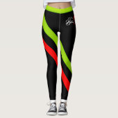 Wie ein Boss! Flourescent2 Leggings (Vorderseite)