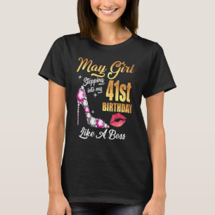 Wie ein Boss für 41 in meinen 41. Geburtstag eintr T-Shirt