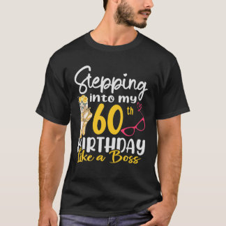 Wie ein Boss für 60 Jahre in meinen 60. Geburtstag T-Shirt