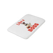 Wie ein Boss German Shepherd Badematte (Schrägansicht)