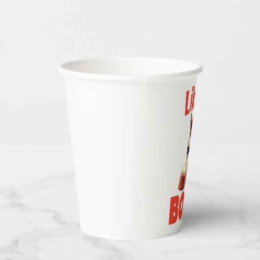 Wie ein Boss German Shepherd Pappbecher (Rechts)