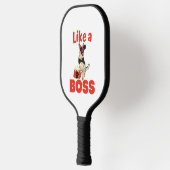 Wie ein Boss German Shepherd Pickleball Schläger (Links)