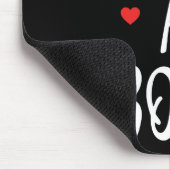 Wie ein Boss | Herz Mousepad (Ecke)