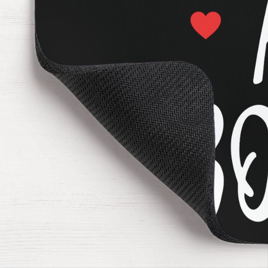 Wie ein Boss | Herz Mousepad (Ecke)