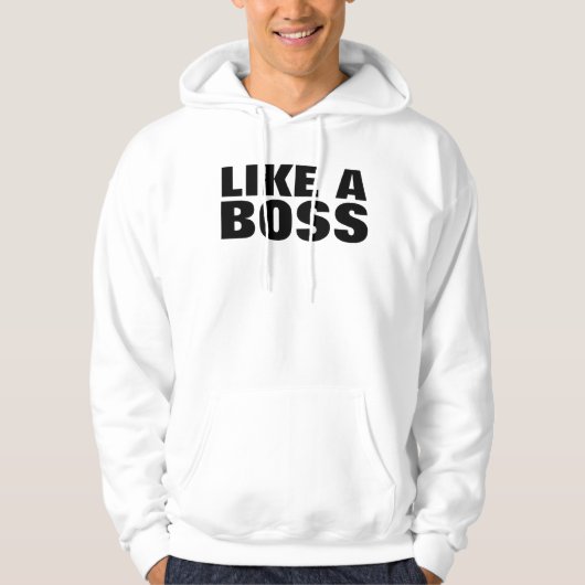 WIE EIN BOSS-Hobby und T - Shirt (Vorderseite)