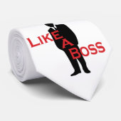 Wie ein BOSS Krawatte (Gerollt)