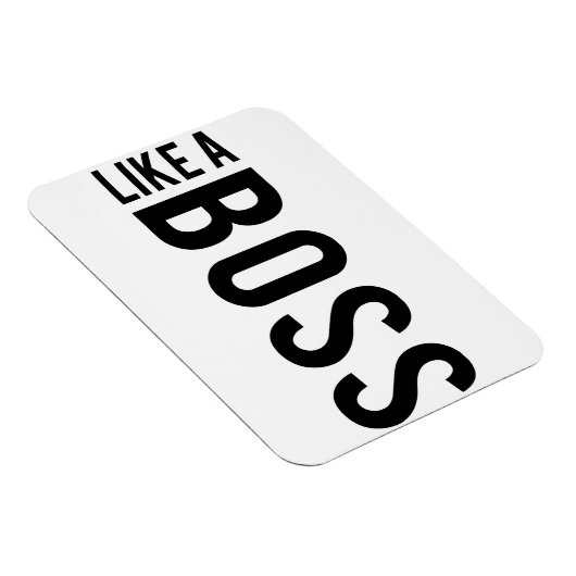WIE EIN BOSS MAGNET (Rechte Seite)