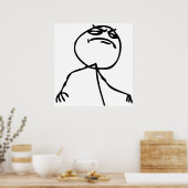 Wie ein Boss Poster (Küche)