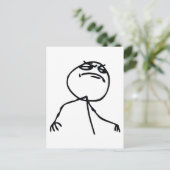 Wie ein Boss Postkarte (Stehend Vorderseite)