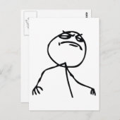 Wie ein Boss Postkarte (Vorne/Hinten)