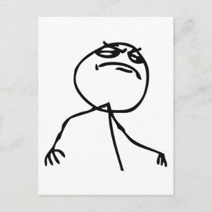 Wie ein Boss Postkarte