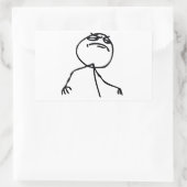 Wie ein Boss Rechteckiger Aufkleber (Tasche)