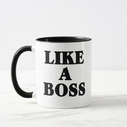 Wie ein BOSS Tasse (Links)