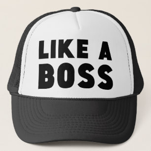 Wie ein Boss Truckerkappe