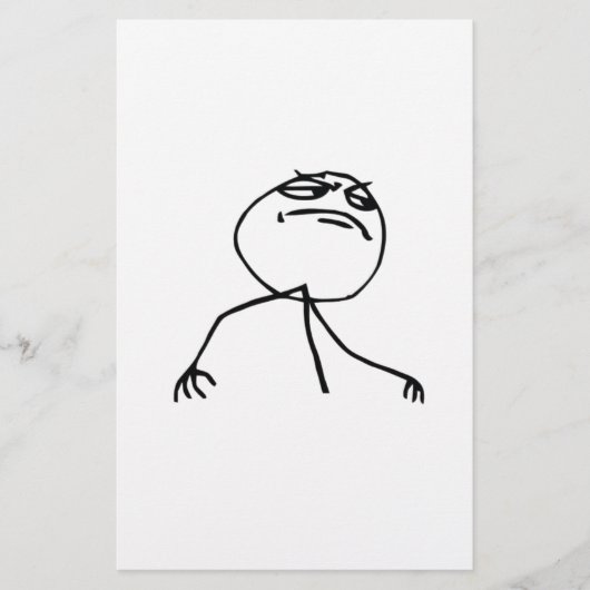 Wie ein Chef Briefpapier (Vorderseite)