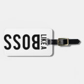 WIE ein CHEF Gepäckanhänger (Vorderseite horizontal)