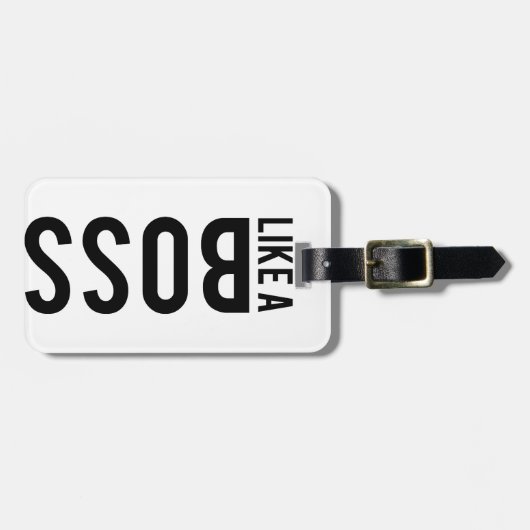 WIE ein CHEF Gepäckanhänger (Vorderseite horizontal)